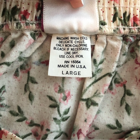 VINTAGE Intentions By Hartwell Floral Skirt Sz L - Picture 3 of 5